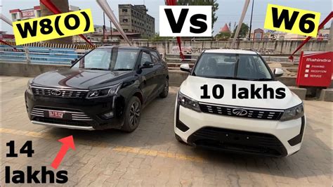 difference between xuv300 w6 and w8